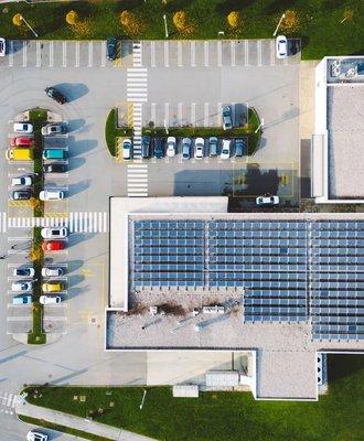 Image of commercial solar panels