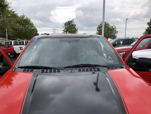 2016 f150 new windshield.