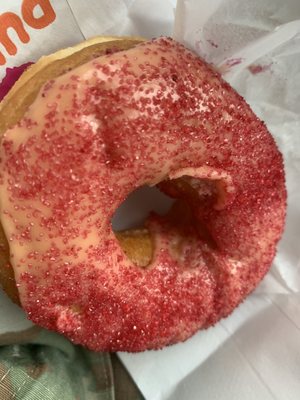 Ghost pepper donut.. very weird combo