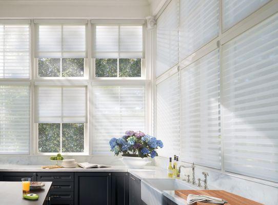 Silhouette quartet Kitchen  Brilliant Drapery Design  Hunter Douglas