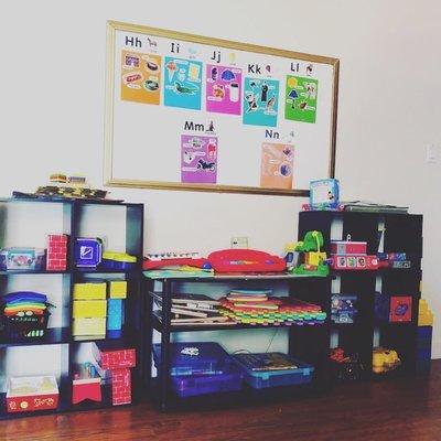 1st playroom area.