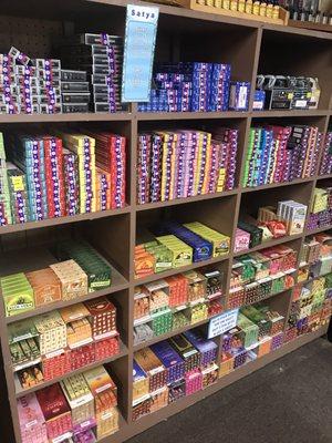 Best selection of Nag Champa I've seen in years