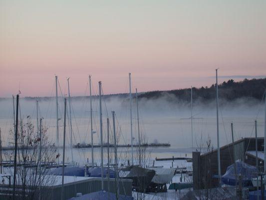 Sunset at Pikes Bay Marina