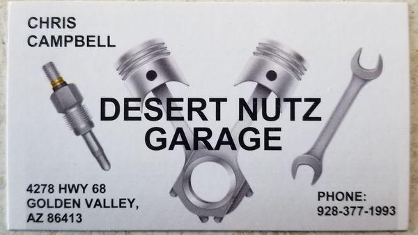 Desert Nutz Garage