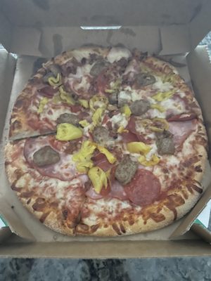 All Meat Pizza