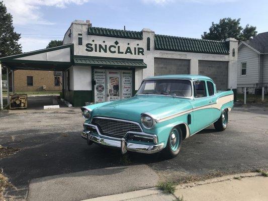 One of our client's vehicles, a '56 Studebaker