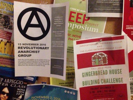 Hmm - shall I attend an anarchy event? Or go build a gingerbread house???