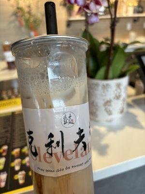 Brown sugar bubble tea 25% sweetness