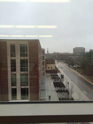 View of third street suites from 4th floor