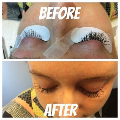 Lash extensions Heather Cooper @toolboxmakeup