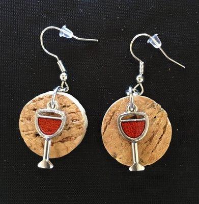 Earrings for purchase at Coruce Tasting Room