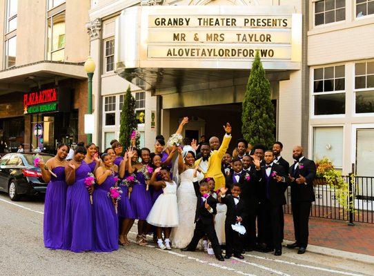 A VA Wedding party enjoying the moment!!!