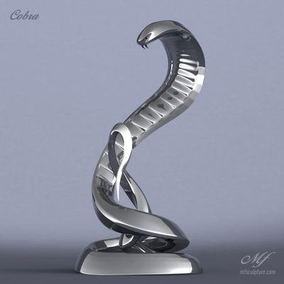 Cobra - Modern Sculpture by Spokane Artist Mike Fields