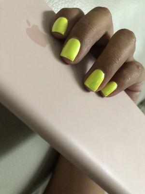 Neon chrome gels!