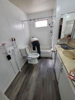 Bathroom Floor remodel