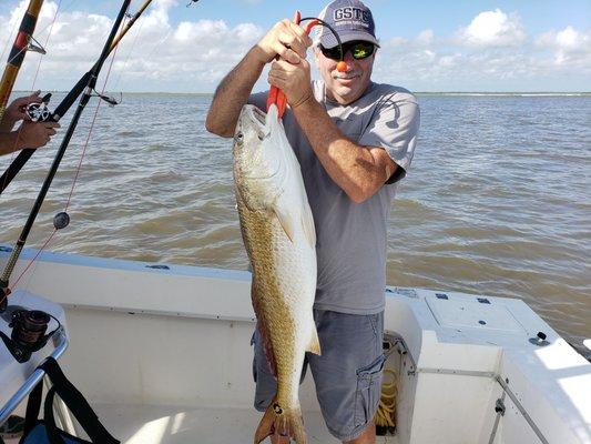 Big Bull Red right off of Jekyll Island