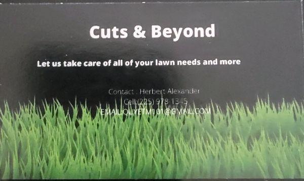 Let us take care of your lawn needs and more