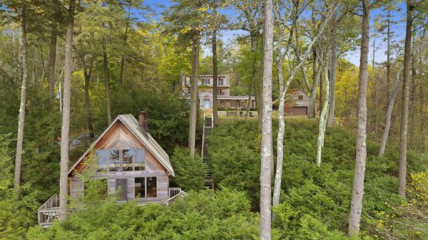 55 Lakefront on Oscawana Lake, Putnam Valley. Main house, Guest Cottage & 4 car garage w/loft on over 1 acre of lakefront property!