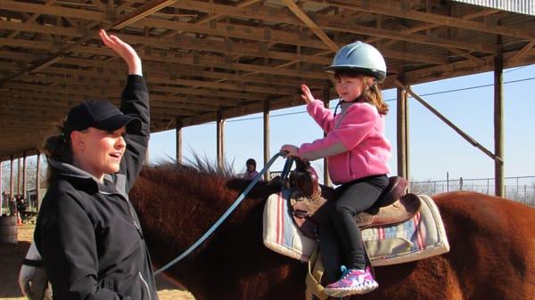 Horseback riding lessons are available in the Fall and Spring as well as the summer!