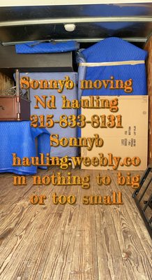 Sonnyb moving & Hauling 215-8338131