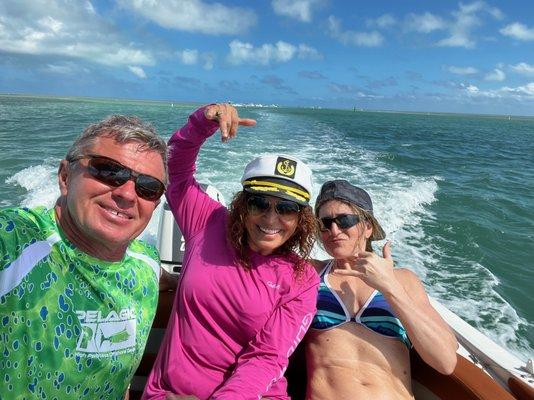 Cursing on a boat charter in the Keys! One of the best things to do!