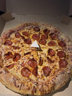 Pepperoni pizza