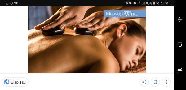 Hot stone massage, relaxes the muscle faster for a soothing effect, allowing deeper work faster without soreness