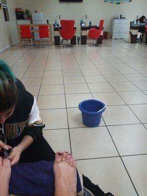 Pedi time