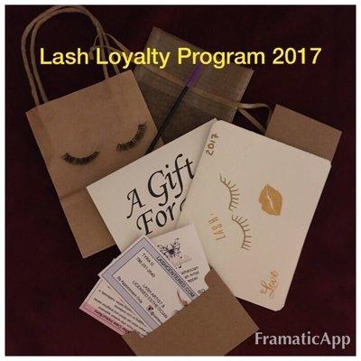 Lash Loyalty Program, Membership has its privileges.