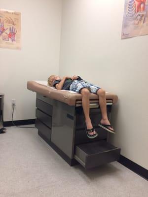 Exam table