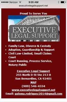 Executive Legal Support