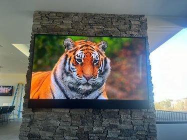 85" Sony TV, James custom soundbar - nice Elan smarthome system