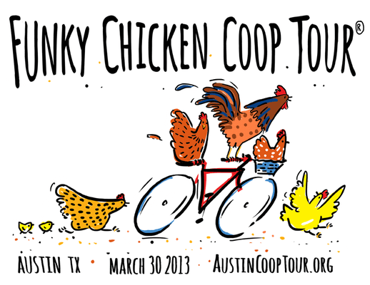 2013 Funky Chicken Coop Tour poster