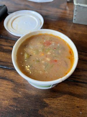 Cup of gumbo