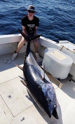 Trevor McDevitt With Keeper Bluefin Tuna