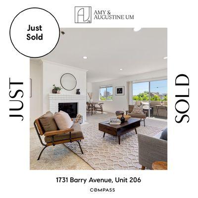 Just Sold!

Represented Seller
Amy & Augustine Um
DRE #01961595