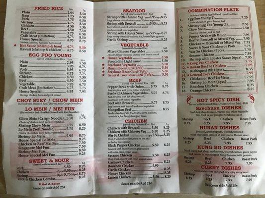 This menu to it set up kind of strange, but I hope it helps you.