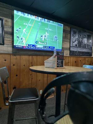 Flat screen TV's to watch the game!