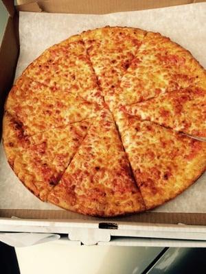 Large cheese pizza