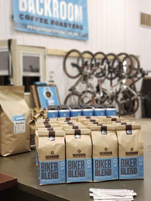 Our signature full-city roast & #1 seller, Biker Blend.