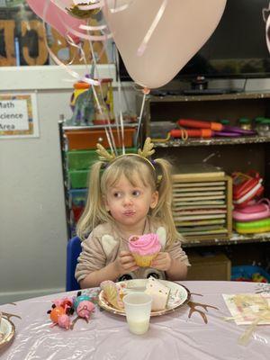 They celebrate each kids birthday and they love it!! They make them feel so important here.