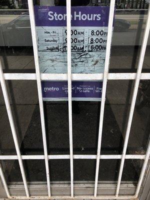 Store hours