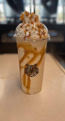 Blended Caramel Pumpkin Frap