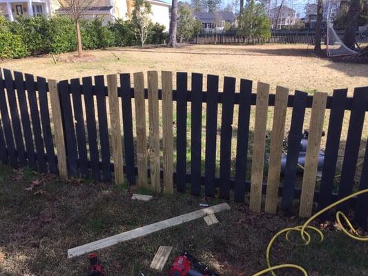 Fence repair