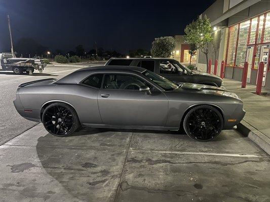 2012 Dodge Challenger on 24's