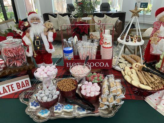 Hot Cocoa Bar