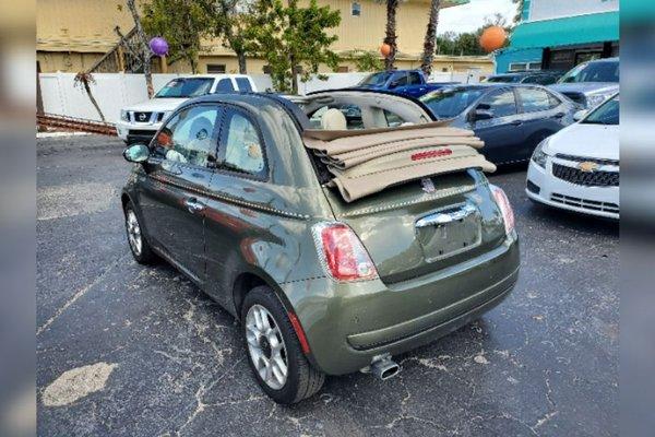 2012 Fiat Pop Convertible - 58k mi