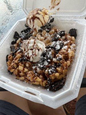 Oreo funnel cake