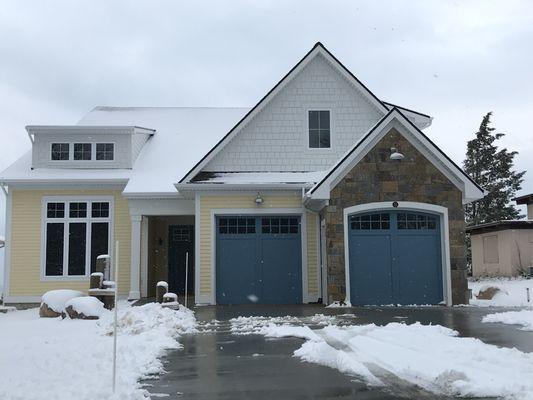 New construction on Lake Michigan