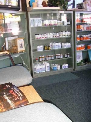 Nutritional counseling and dietary supplements also available.